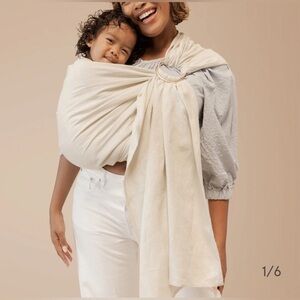 Wild bird linen sling